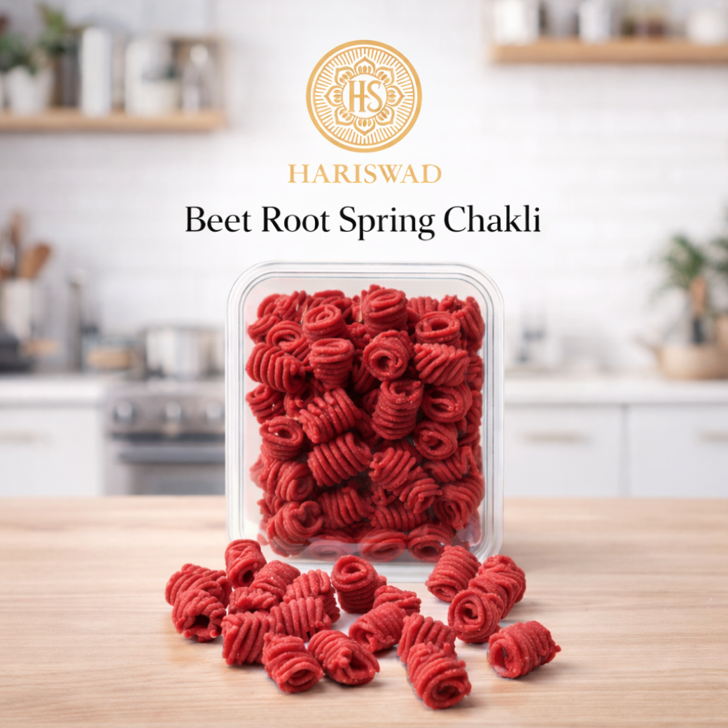 Hariswad Beet Root Spring Chakli
